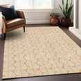 thumbnail image 1 of Addison Rugs Chantille Indoor/Outdoor Transitional Swirls Peach Washable Rectangle Rug, 5' x 7'6", 1 of 6