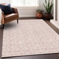 thumbnail image 1 of Addison Rugs Chantille Indoor/Outdoor Transitional Swirls Pink Washable Rectangle Rug, 5' x 7'6", 1 of 6