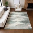 thumbnail image 1 of Addison Rugs Chantille Indoor/Outdoor Transitional Swirls Sage Machine Washable Rectangle Rug, 9' x 12', 1 of 8