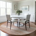 thumbnail image 1 of Addison Rugs Chantille Indoor/Outdoor Transitional Swirls Salmon Washable Round Rug, 8' x 8', 1 of 6