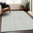 thumbnail image 1 of Addison Rugs Chantille Indoor/Outdoor Transitional Swirls Silver Washable Rectangle Rug, 10' x 14', 1 of 6