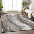 thumbnail image 1 of Addison Rugs Chantille Indoor/Outdoor Transitional Swirls Taupe Washable Rectangle Rug, 8' x 10', 1 of 6