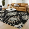 thumbnail image 1 of Addison Rugs Chantille Indoor/Outdoor Transitional Tribal Black Machine Washable Rectangle Rug, 9' x 12', 1 of 8
