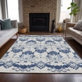 thumbnail image 1 of Addison Rugs Chantille Indoor/Outdoor Transitional Vintage Navy Washable Rectangle Rug, 10' x 14', 1 of 6