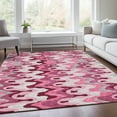 thumbnail image 1 of Addison Rugs Chantille Indoor/Outdoor Transitional Waves Blush Washable Rectangle Rug, 8' x 10', 1 of 6
