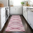 thumbnail image 1 of Addison Rugs Chantille Indoor/Outdoor Transitional Waves Pink Washable Runner Rug, 2'3" x 7'6", 1 of 6