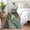 thumbnail image 1 of Addison Rugs Chantille Indoor/Outdoor Transitional Waves Sage Washable Runner Rug, 2'3" x 7'6", 1 of 6