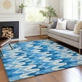 thumbnail image 1 of Addison Rugs Chantille Indoor/Outdoor Transitional Waves Sky Washable Rectangle Rug, 2'6" x 3'10", 1 of 6