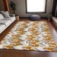 thumbnail image 1 of Addison Rugs Chantille Indoor/Outdoor Transitional Waves Terracotta Washable Rectangle Rug, 3' x 5', 1 of 6