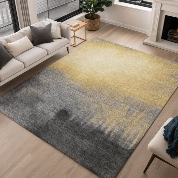 Addison Rugs Chantille Indoor/Outdoor Contemporary Abstract Granite Machine Washable Rectangle Rug, 5' x 7'6"
