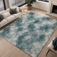 thumbnail image 1 of Addison Rugs Chantille Indoor/Outdoor Contemporary Abstract Turquoise Machine Washable Rectangle Rug, 5' x 7'6", 1 of 8