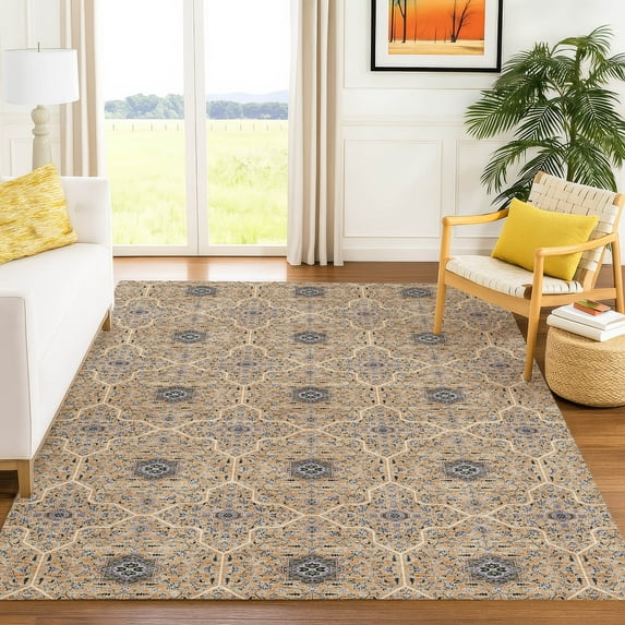 Addison Rugs Chantille Indoor/Outdoor Traditional Global Copper Machine Washable Rectangle Rug, 8' x 10'