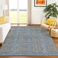 thumbnail image 1 of Addison Rugs Chantille Indoor/Outdoor Traditional Global Navy Machine Washable Rectangle Rug, 9' x 12', 1 of 8