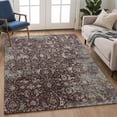 thumbnail image 1 of Addison Rugs Chantille Indoor/Outdoor Traditional Burgundy Machine Washable Rectangle Rug, 5' x 7'6", 1 of 8