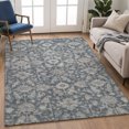 thumbnail image 1 of Addison Rugs Chantille Indoor/Outdoor Traditional Denim Machine Washable Rectangle Rug, 5' x 7'6", 1 of 8