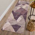 thumbnail image 1 of Addison Rugs Chantille Indoor/Outdoor Transitional Abstract Plum Machine Washable Runner Rug, 2'3" x 7'6", 1 of 8