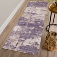thumbnail image 1 of Addison Rugs Chantille Indoor/Outdoor Transitional Abstract Plum Machine Washable Runner Rug, 2'3" x 7'6", 1 of 8