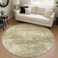thumbnail image 1 of Addison Rugs Chantille Indoor/Outdoor Transitional Abstract Sage Machine Washable Round Rug, 8' x 8', 1 of 8