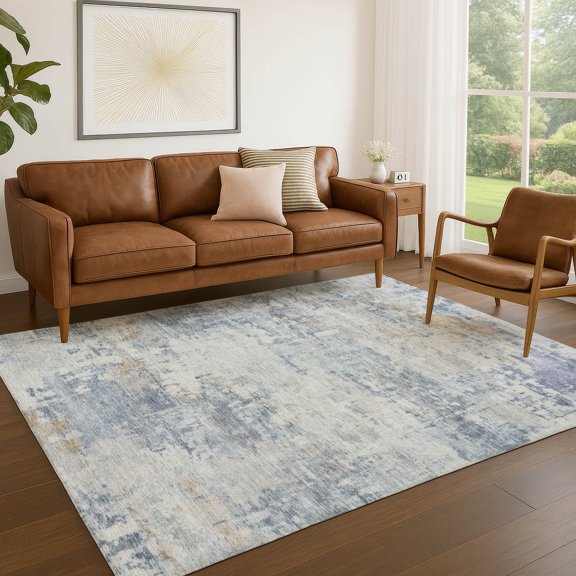 Addison Rugs Chantille Indoor/Outdoor Transitional Abstract Sky Machine Washable Rectangle Rug, 5' x 7'6"