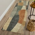 thumbnail image 1 of Addison Rugs Chantille Indoor/Outdoor Transitional Abstract Terracotta Machine Washable Runner Rug, 2'3" x 7'6", 1 of 8
