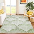 thumbnail image 1 of Addison Rugs Chantille Indoor/Outdoor Transitional Coastal Aloe Machine Washable Rectangle Rug, 5' x 7'6", 1 of 8