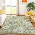thumbnail image 1 of Addison Rugs Chantille Indoor/Outdoor Transitional Floral Aloe Machine Washable Rectangle Rug, 10' x 14', 1 of 8