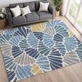 thumbnail image 1 of Addison Rugs Chantille Indoor/Outdoor Transitional Floral Blue Machine Washable Rectangle Rug, 8' x 10', 1 of 8