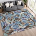 thumbnail image 1 of Addison Rugs Chantille Indoor/Outdoor Transitional Floral Brown Machine Washable Rectangle Rug, 10' x 14', 1 of 8