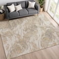 thumbnail image 1 of Addison Rugs Chantille Indoor/Outdoor Transitional Floral Khaki Machine Washable Rectangle Rug, 9' x 12', 1 of 8
