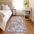thumbnail image 1 of Addison Rugs Chantille Indoor/Outdoor Transitional Floral Lilac Machine Washable Runner Rug, 2'3" x 7'6", 1 of 8