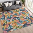 thumbnail image 1 of Addison Rugs Chantille Indoor/Outdoor Transitional Floral Navy Machine Washable Rectangle Rug, 9' x 12', 1 of 8