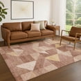 thumbnail image 1 of Addison Rugs Chantille Indoor/Outdoor Transitional Geometric Blush Machine Washable Rectangle Rug, 5' x 7'6", 1 of 8