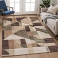 thumbnail image 1 of Addison Rugs Chantille Indoor/Outdoor Transitional Geometric Brown Machine Washable Rectangle Rug, 10' x 14', 1 of 8