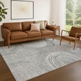 thumbnail image 1 of Addison Rugs Chantille Indoor/Outdoor Transitional Geometric Charcoal Machine Washable Rectangle Rug, 9' x 12', 1 of 8