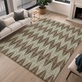 thumbnail image 1 of Addison Rugs Chantille Indoor/Outdoor Transitional Geometric Chocolate Machine Washable Rectangle Rug, 9' x 12', 1 of 8