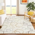 thumbnail image 1 of Addison Rugs Chantille Indoor/Outdoor Transitional Geometric Ivory Machine Washable Rectangle Rug, 8' x 10', 1 of 8