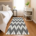 thumbnail image 1 of Addison Rugs Chantille Indoor/Outdoor Transitional Geometric Ivory Machine Washable Runner Rug, 2'3" x 7'6", 1 of 8