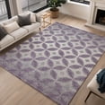 thumbnail image 1 of Addison Rugs Chantille Indoor/Outdoor Transitional Geometric Plum Machine Washable Rectangle Rug, 5' x 7'6", 1 of 8