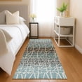thumbnail image 1 of Addison Rugs Chantille Indoor/Outdoor Transitional Geometric Teal Machine Washable Runner Rug, 2'3" x 7'6", 1 of 8