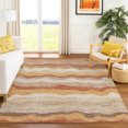 thumbnail image 1 of Addison Rugs Chantille Indoor/Outdoor Transitional Stripes Copper Machine Washable Rectangle Rug, 9' x 12', 1 of 8