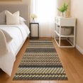 thumbnail image 1 of Addison Rugs Chantille Indoor/Outdoor Transitional Stripes Gold Machine Washable Runner Rug, 2'3" x 7'6", 1 of 8