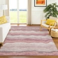 thumbnail image 1 of Addison Rugs Chantille Indoor/Outdoor Transitional Stripes Salmon Machine Washable Rectangle Rug, 10' x 14', 1 of 8