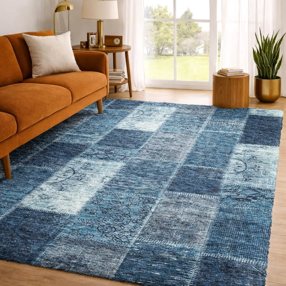 Addison Rugs Dream Shag Premium Machine Washable Traditional Patchwork ...