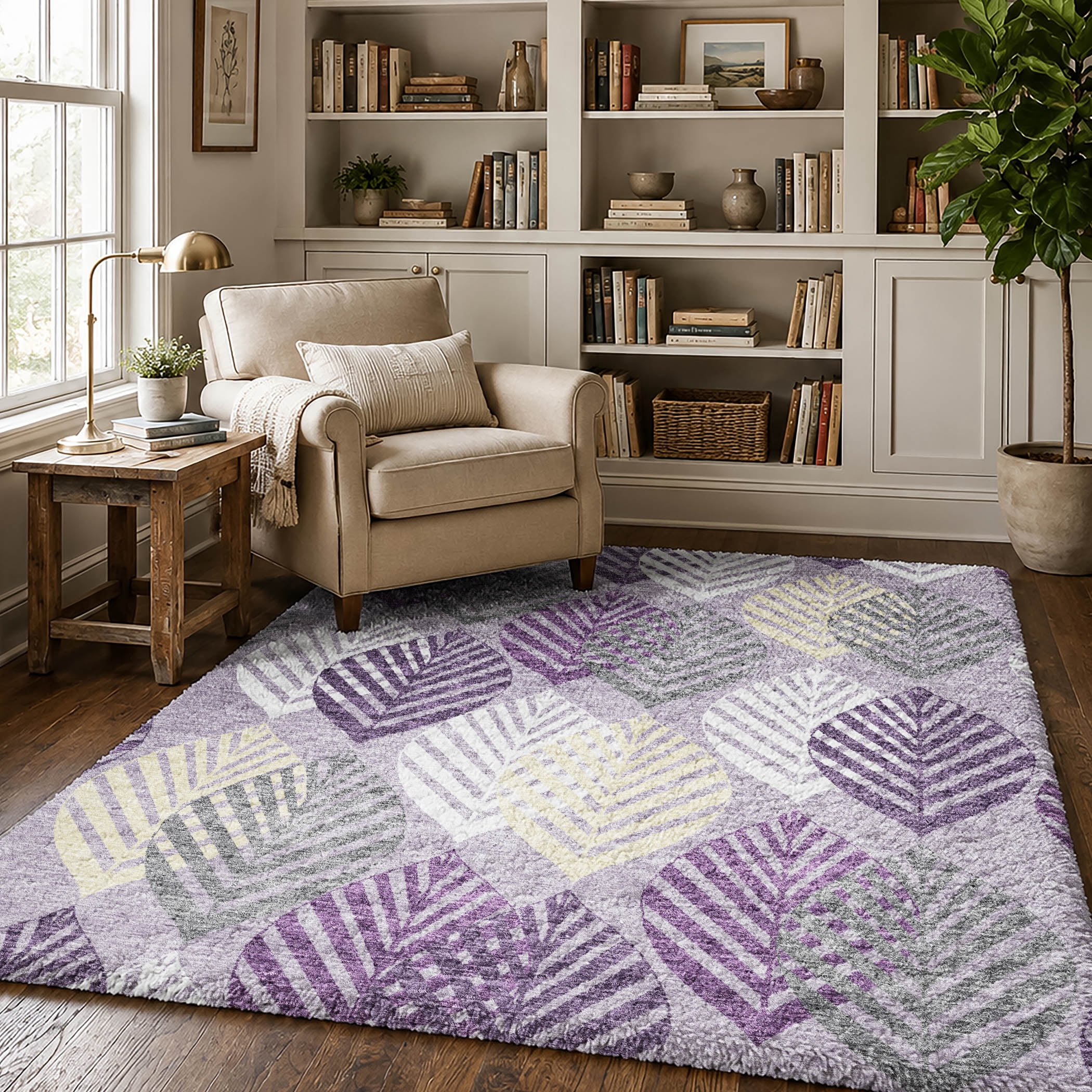 Large Recctangle Rugs Addison Rugs Dream Shag Premium Machine Washable Transitional Floral ...