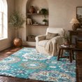 Teal Rug Addison Rugs Dream Shag Premium Machine Washable Transitional ...