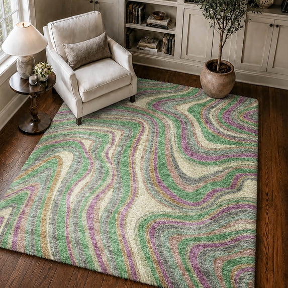 Shag Pattern Rugs Addison Rugs Dream Shag Premium Machine Washable Transitional Swirls ...