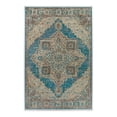 thumbnail image 1 of Addison Rugs Essex 3'1" x 5'4" Replica Heriz Fabric Area Rug in Blue, 1 of 12