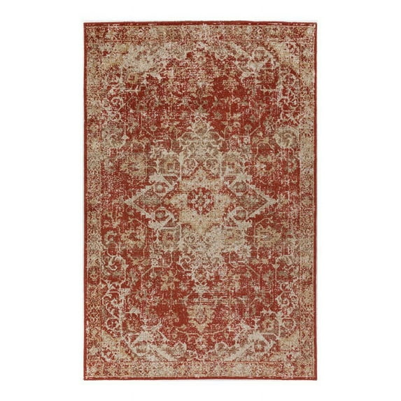 Addison Rugs Fairfax 9'4" x 13'2" Rectangle Fabric Area Rug in Canyon Red