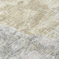 thumbnail image 1 of Addison Rugs Indoor/ Outdoor Accord Abstract Polyester Washable Rug New 3' x 5' - Silver and Gold, 1 of 5