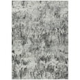 thumbnail image 1 of Addison Rugs Indoor/ Outdoor Accord Modern Brushstrokes Polyester Washable Rug New 5' x 7'6" - Grey, 1 of 5